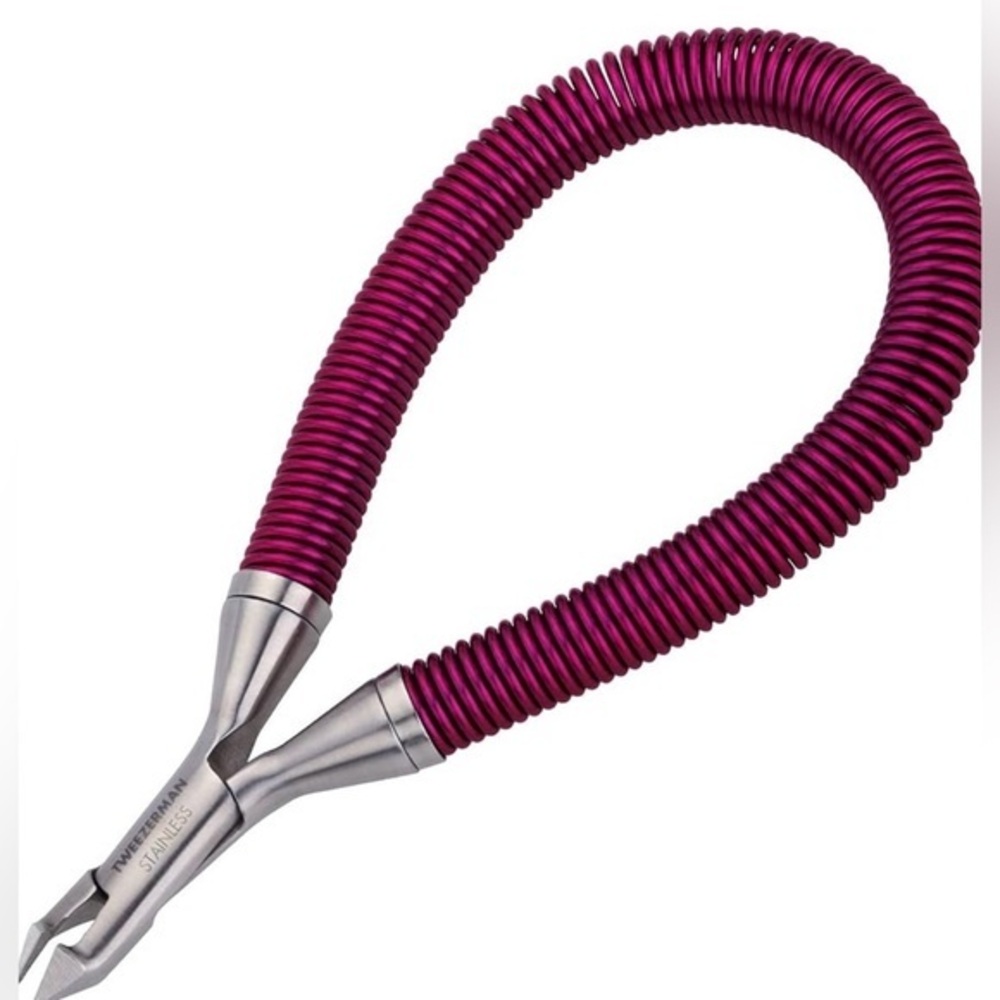 Tweezerman Grip & Snip Spiral Spring Cuticle Nipper Stainless Steel